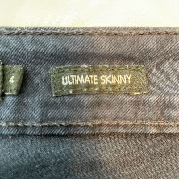 Calvin Klein Ultimate Skinny Jeans Navy Blue Wash Denim Stretch Mid-Rise 4 - Picture 6 of 8